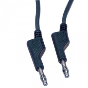  Zwarte silliconemeetsnoer 1,00 m